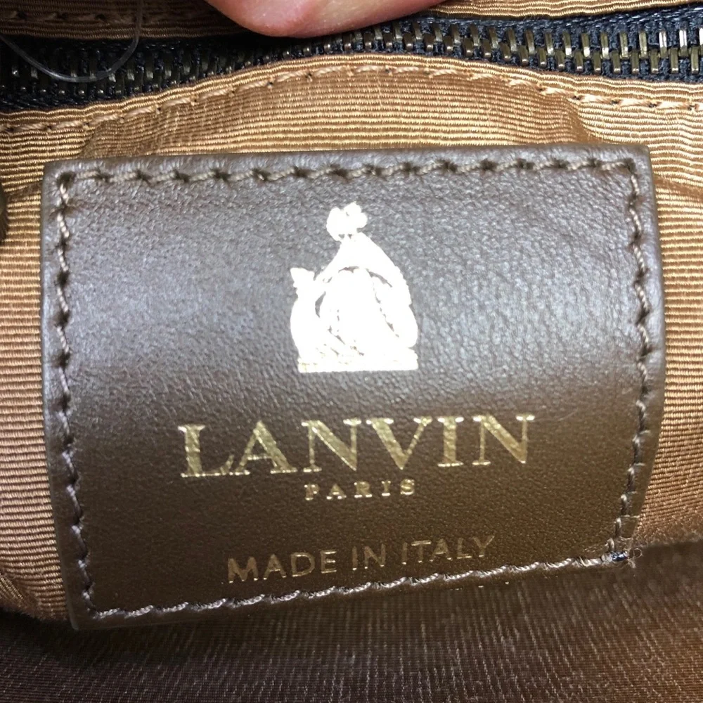 Lanvin | NWT Vintage Deadstock Miss Sartorial Calfskin Bag Taupe/Brown